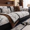 Light Luxury Chenille Sofa Cushion Universal In All Seasons, High-End Fixed Non-Slip Straight Row Sofa Cover Cloth Towel, Seat Cushion Cover