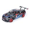 1/24 Scale M8 GTE Racing Diecast automudeli mänguasi, tagasitõmmatav mänguasi koos heli ja valgusega lastele Väikelapse poistele Tüdrukutele Kingikogu