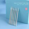 100-Pack Precision Nail Polish Removal Cotton Swabs - Portable, Clean Cotton Swab Heads For Manicures And Makeup