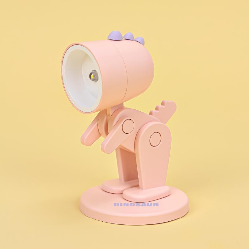Creative Mini Led Desk Lamp Cartoon Folding Table Lamp Kids Room Bedroom Reading Book Light DIY Desktop Ornament Holiday Gifts