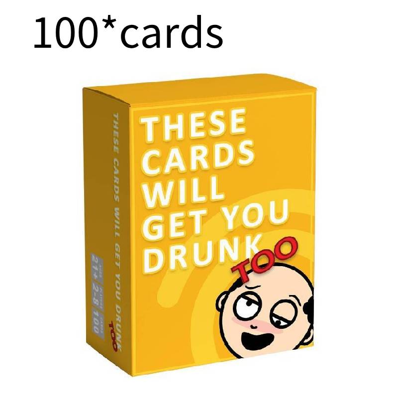 These Will Cards Get You Drunk Fun Family Adult Drinking Table Game For Parties