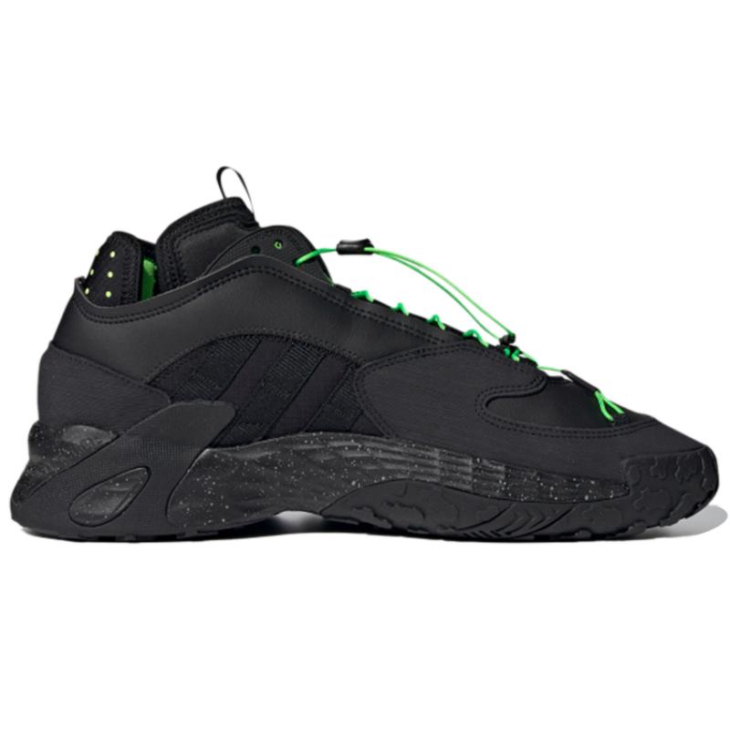 Adidas Streetball 'Black Solar Green' Sneakers FZ1971