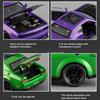 Scale 1:32 SRT Hellcat Viper Car Model Toy Shock Absorption Doors Opened Pull Back Sports Cars Models Toys Metal Ornaments