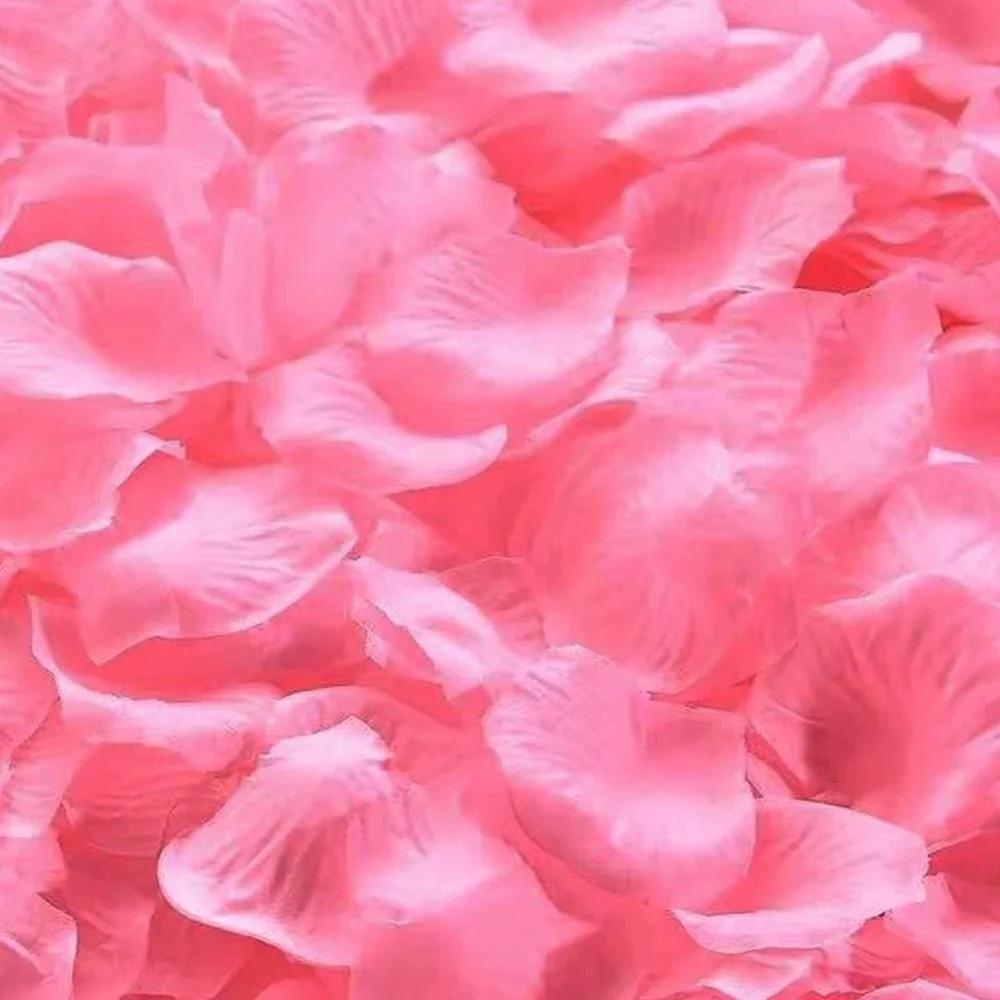 100-10000 Stück Top Bunte künstliche gefälschte Rosenblätter Rot Weiß Gold Rosen Blütenblätter Blumen Romantische Hochzeit Party Valentinstag Dekor