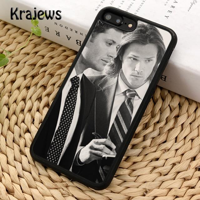 Krajews Supernatural Dean Sam Castiel Soft Phone Case For iPhone 17 Air 16 15 14 plus 11 12 13 pro max coque Fundas