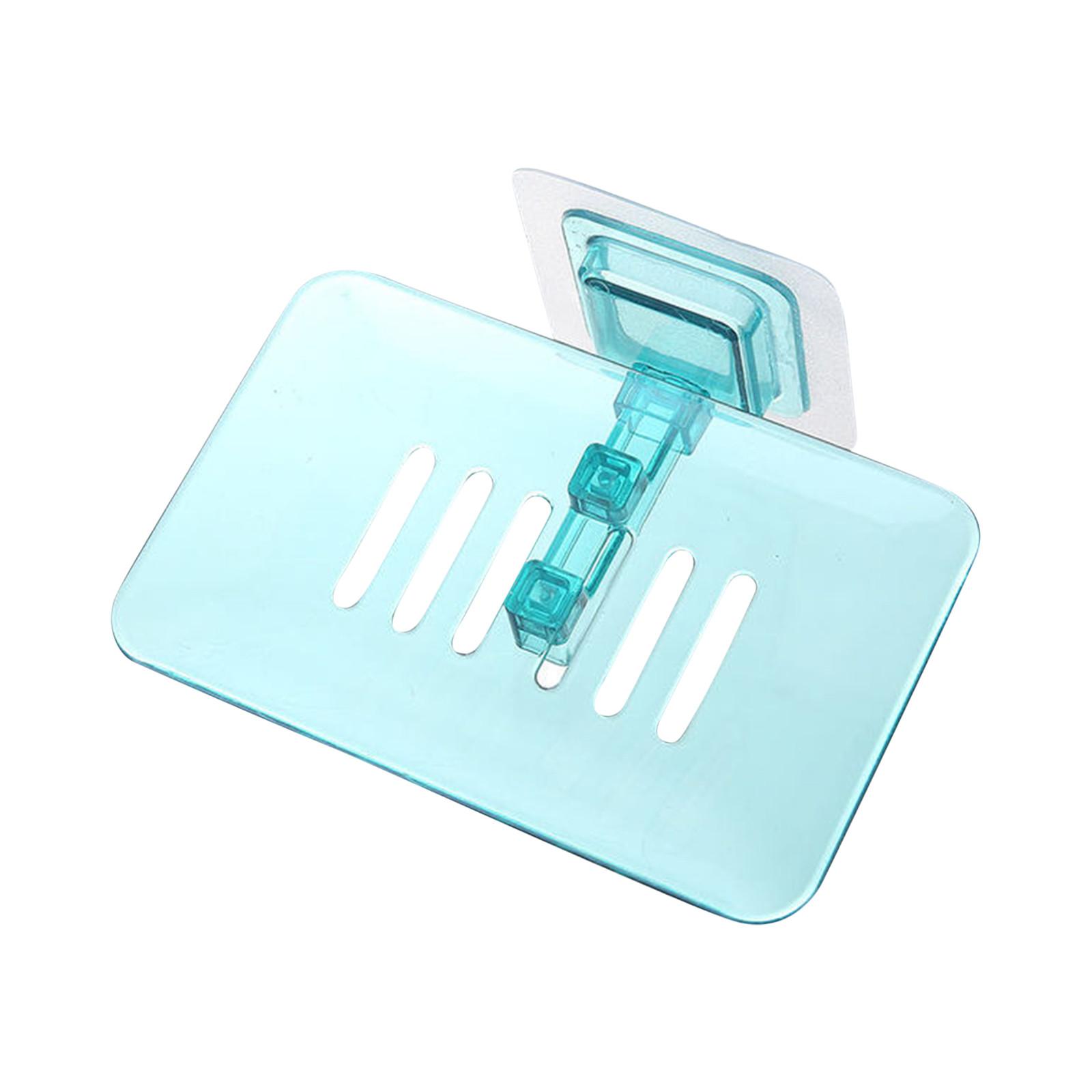 

Полка для мыла Без сверления Настенный держатель для мыла Самоклеящаяся полка для хранения губки для мыла