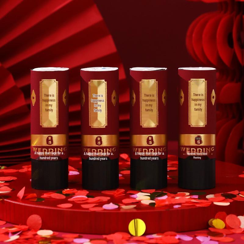 Sada svatebního konfetového děla: Vyskakovací hra a fotografické rekvizity