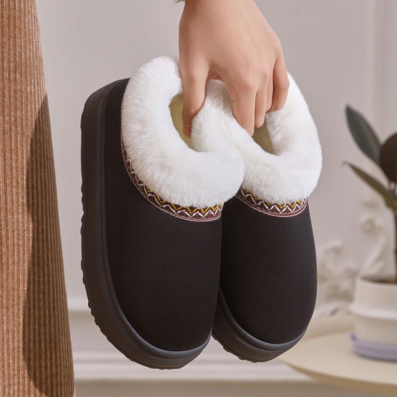 Winter Warm Short Boot Shoes Plush Soft and Skin-friendly Women Shoes
