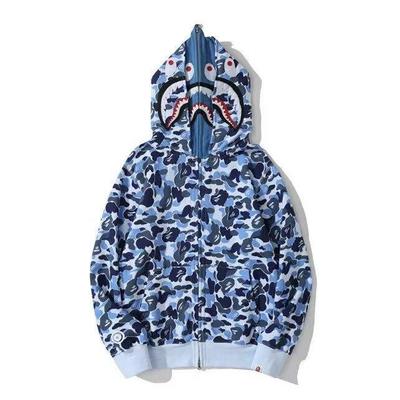 American Retro Camouflage Hooded Zip-Up Sweatshirt - Unisex Autumn Outerwear