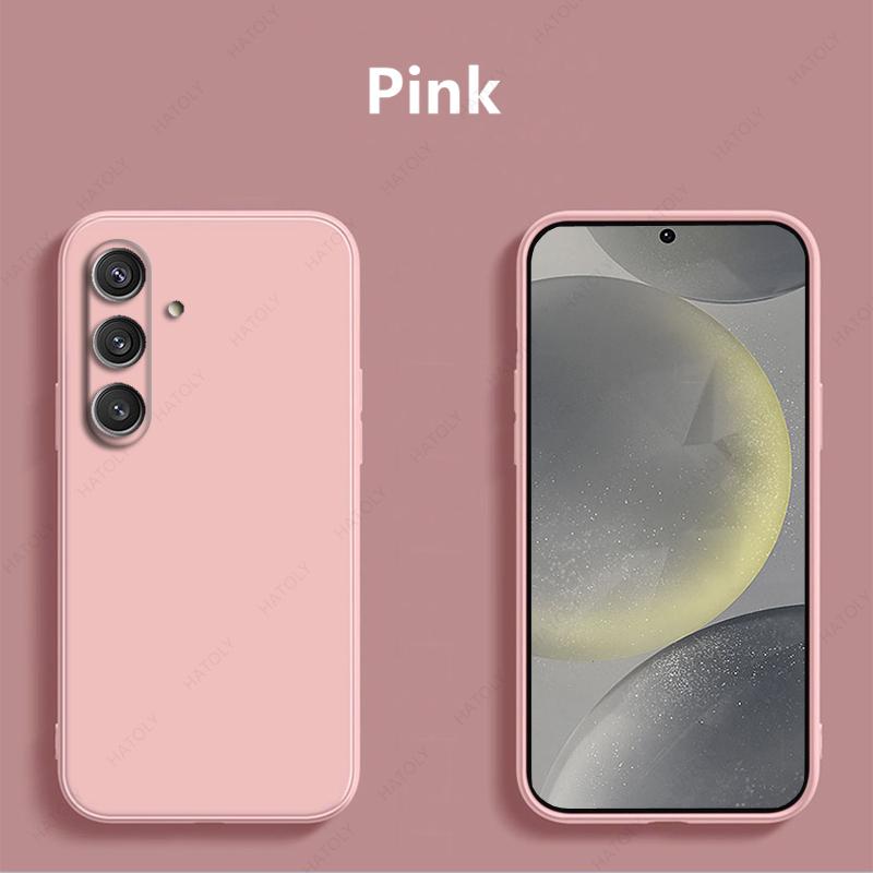 For Samsung Galaxy S25 Case Cover For Samsung S25 Plus Liquid Skin Silicone Bumper Mobile Funda Para Back Cover