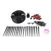 65.6ft Drip Irrigation System Adjustable Dual Way Red Cap Drip Emitters Automatic Sprinkler System