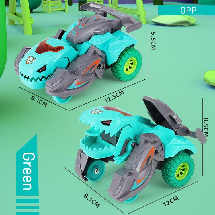 Kouzlo Děti Dino Auto Posuvné Transformace Kluci Dárky Hračka Setrvačná deformace Dinosaurus Auto Auto