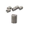 5x STAINLESS THREAD ADAPTERS M8 8MM MALE TO M6 6MM FEMALE THREADED REDUCERS