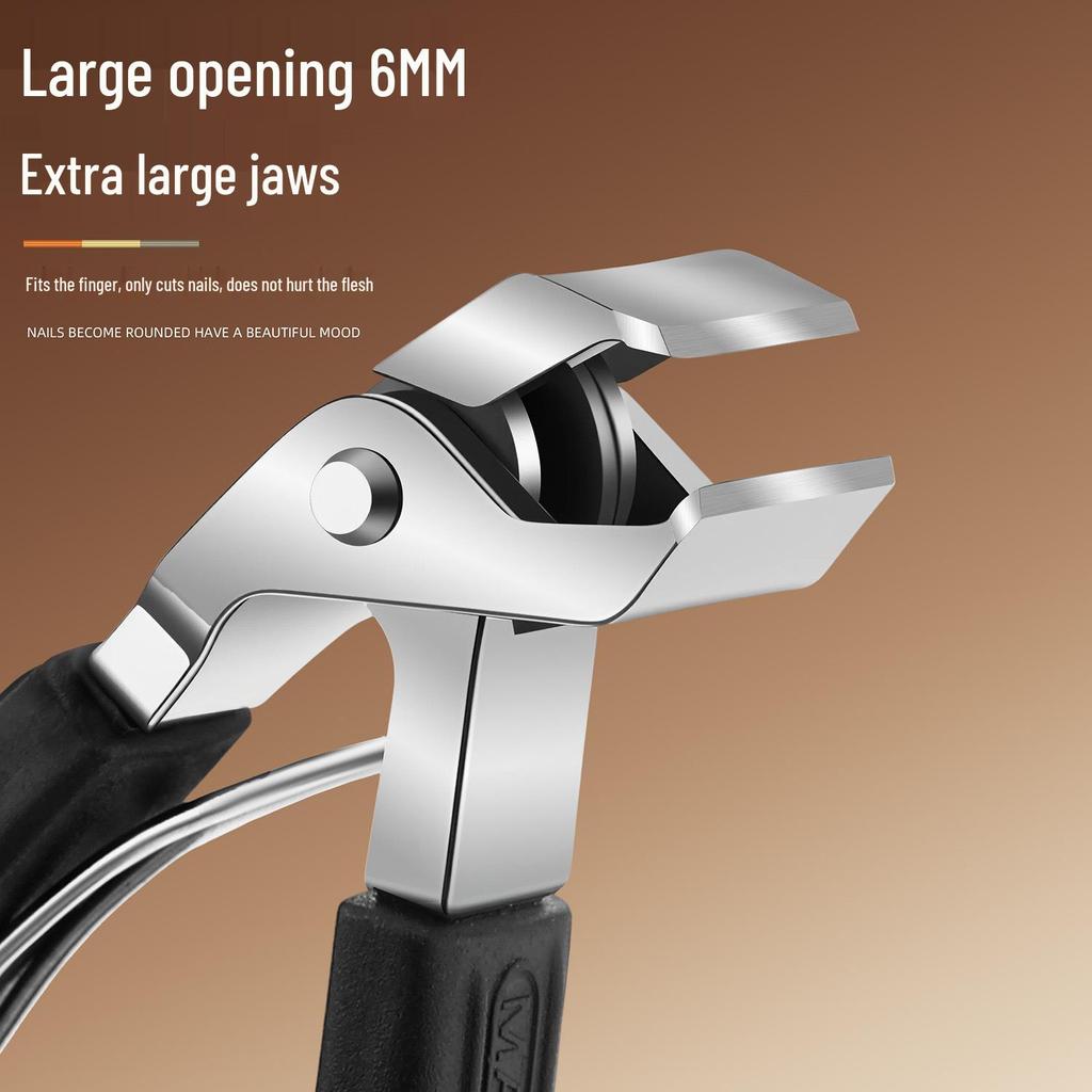 Angled Anti-Splash Ingrown Toenail Trimmers for Thick Nails