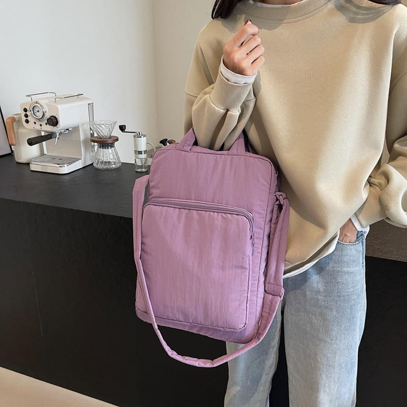 Lightweight and Simple Laptop Handbag Going Out Shoulder Tablet Storage Bag Commuting To Work Messenger Briefcase