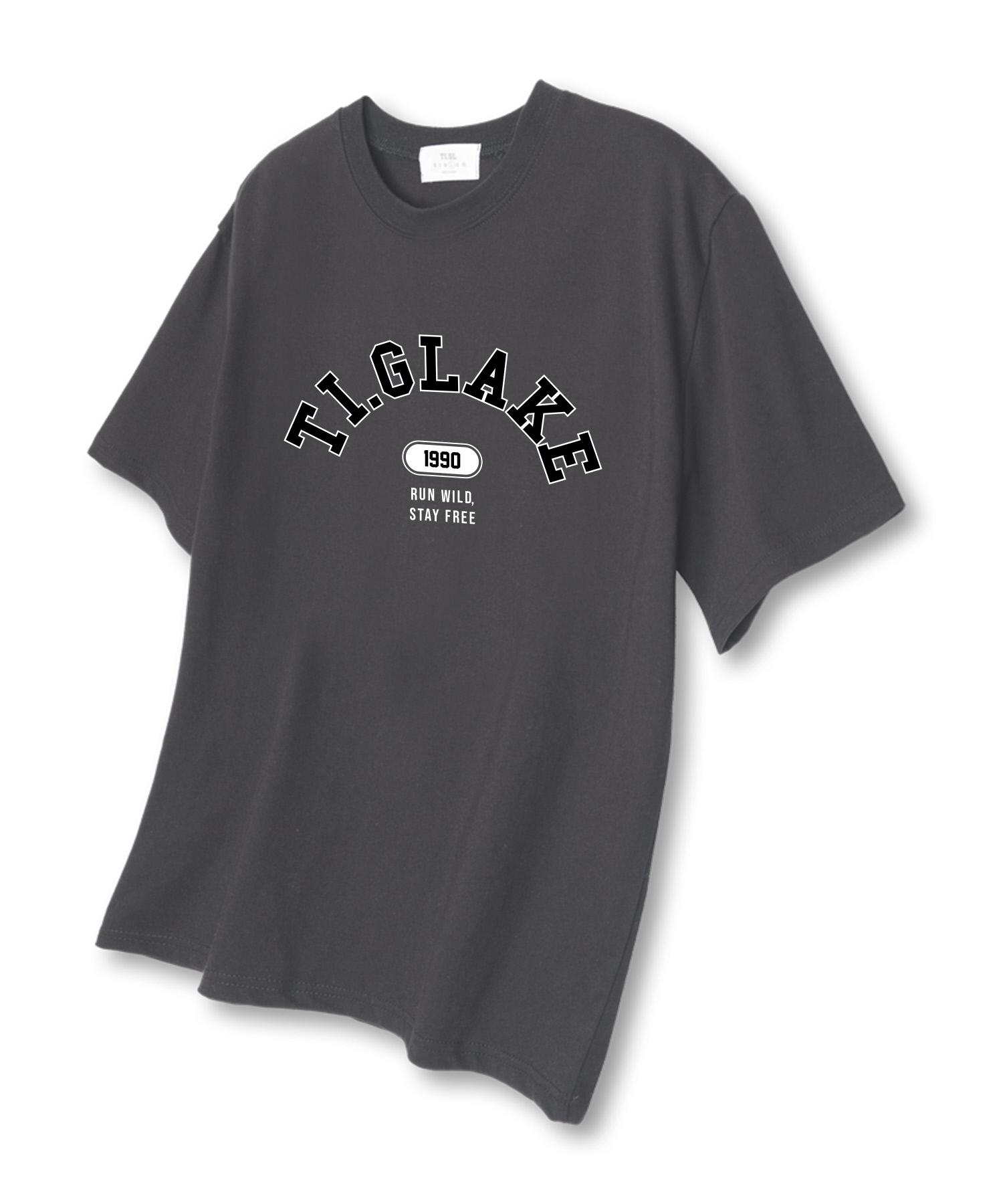 Tee Glake Stayfree Oversized Short Sleeve T-Shirt Dark Gray L