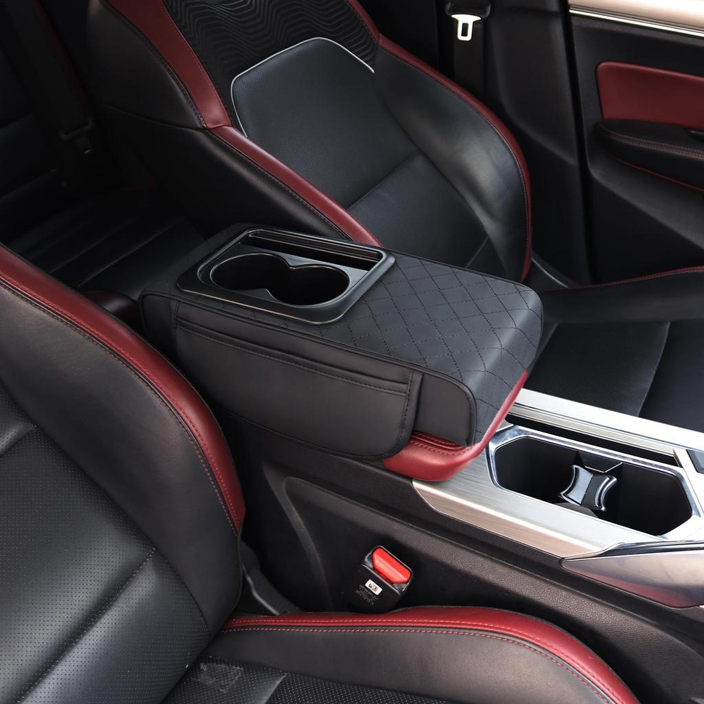 Arm Rest Cushion For Car Console Armrest Pad Center Cup Holder Automotive Accessories For Storage Travel Vehicle Men Women