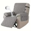 1pc Waterproof Recliner Cover, Pet Scratch-resistant Sofa Slipcover, Recliner Protective Cover, Suitable For Bedroom