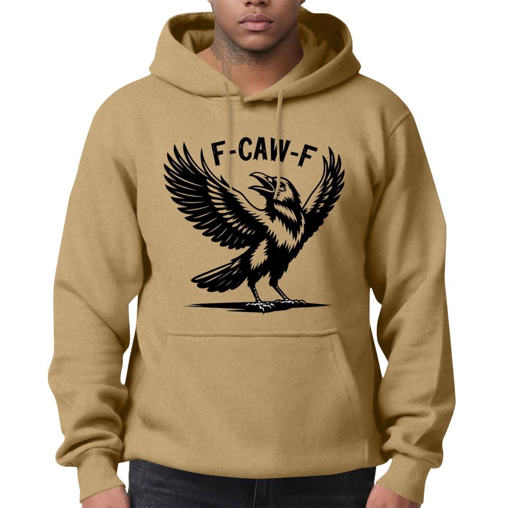 Men's Fashion Casual Long Sleeve Solid Color Hooded Sweatshirt Tops