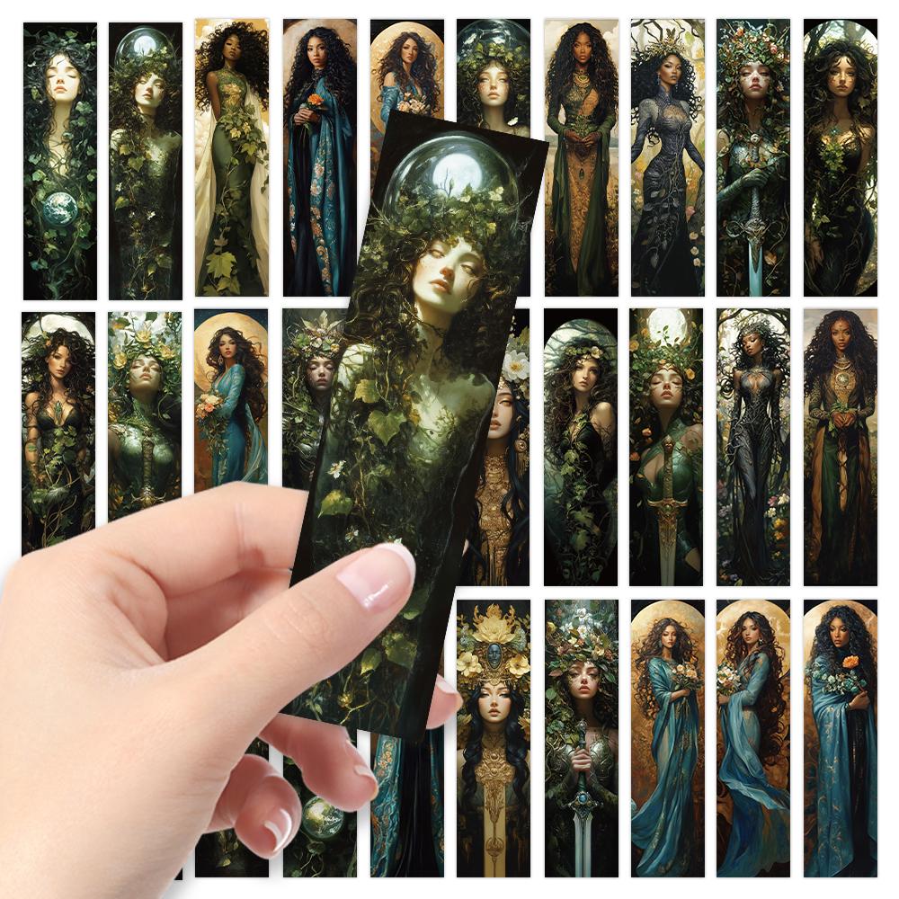 

32pcs, Forest-style girl bookmarks, suitable for back-to-school season, Christmas, Halloween, teachers, readers, and birthdays.