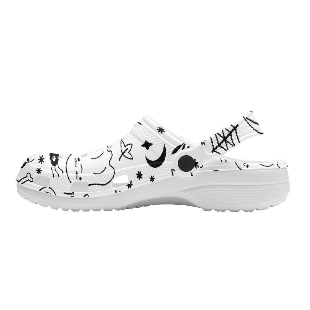 Trendy Pattern EVA Clogs Unisex Quick Dry Lightweight Slip On Casual Footwear Lightweight Summer Sandals Summer Daily Wear