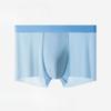 Plus Size Men's Summer Light and Thin 10a Antibacterial Crotch Breathable Ice Silk Seamless Briefs