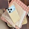 Simple color frame, suitable for Apple 17promax mobile phone case iphone16 fresh 15 anti-drop 14 soft cover 13
