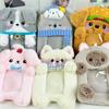 Christmas Tree Card Protective Sleeve Hamburger Puppy Bus Card Holder Cute ID Card Cover  Student