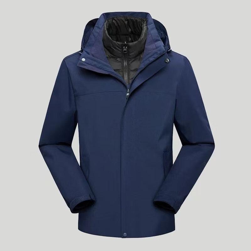 Yihu Men s Winter 2-in-1 Work Jacket L
