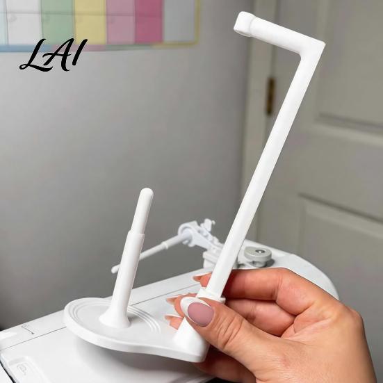 Manual DIY Sewing Tool Large Spool Thread Stand 3D Printed Holder Quick Mount Desktop Organizer Cone Holder Prevents Tangling Breaking for Household