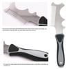 Heavy Weighted Paint Brush Comb 4 In 1 Can Opener Function Paint Brush Roller Cleaner Tool Thickened Adhesive Remover