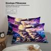 3pcs Wolf And Eagle Bedding Sets 3D Printed Animal Pattern Breathable Durable Duvet Cover Sets With Pillowcases No Filling