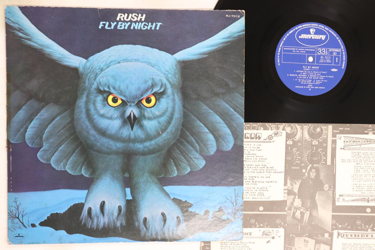 Виниловая пластинка RUSH  Fly By Night RJ7012 MERCURY 1975 Япония Рок Б/у
