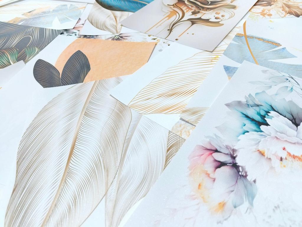 Set of Posters - Colorful Boho Feathers PLN033