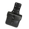 1 Pair Motorcycle Side Pouch PU Leather Waterproof Saddlebag Car Modification Hanging Bags Black
