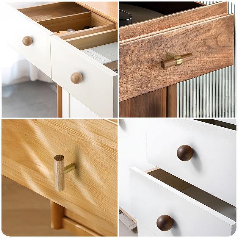 Wooden Animal Cabinet Handles Wood Cloud Hooks Furniture Handles for Cabinets and Drawers Door Knobs Kitchen Wardrobe Door Pulls
