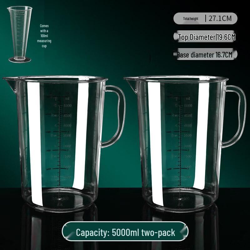ZISIZ Large Capacity PC & Acrylic Measuring Cup