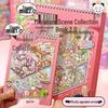 Tirado 3D Stereo DIY Miniature Scene Sticker Book: Student Planner Decoration Material