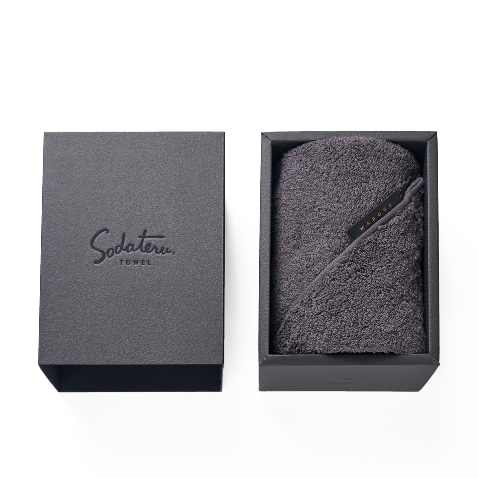 

MARQUE Demi Bath Grifer 45 x Product 2200000001320 (Mini Towel) (Dark Gray) 100cm, 100% Cotton, Boxed, Number