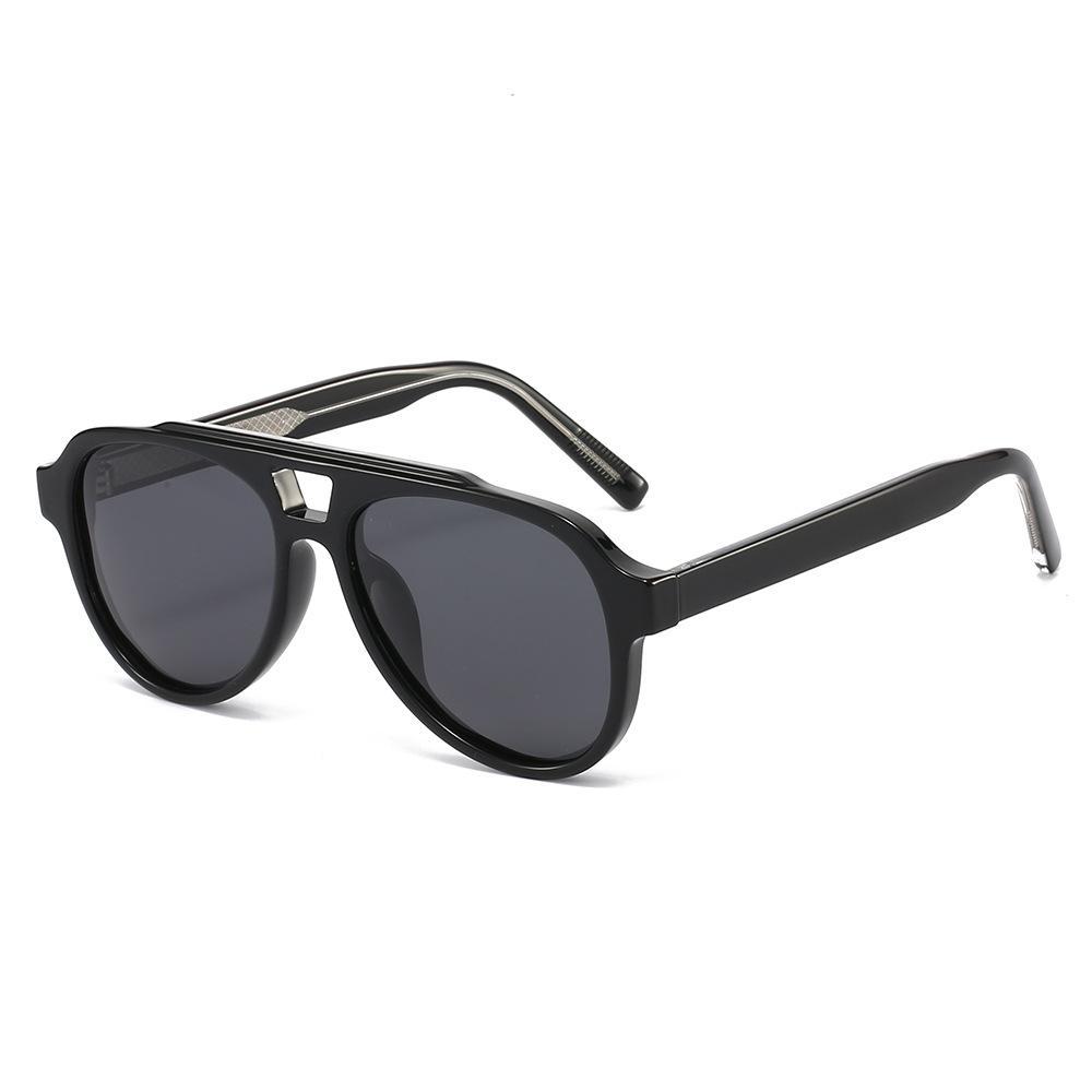 Classic Aviation Sunglasses Men Women Driving Glasses TAC Polarized Shades CP Acetate Quality Metal Core Eyewear