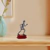 Male Long Distance Runner Statue Tabletop Decoration 4x2.4x6inch Collectible for Hotels,