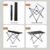 Ultralight Portable Folding Table for Camping, Fishing, Picnic, BBQ, and Night Market.