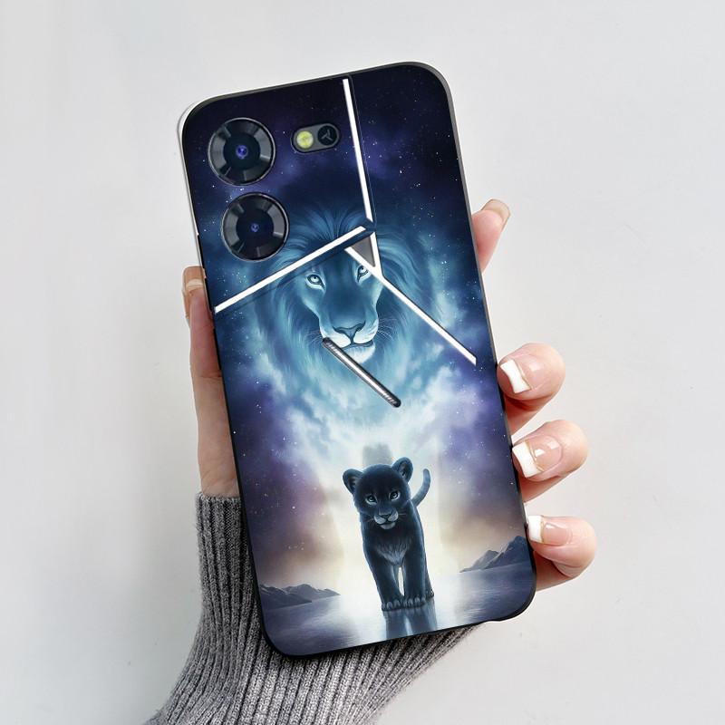 For Tecno Pova 5 Pro Case Cover Shockproof Black Wukong Phone Cases For Tecno Pova 5 Silicone Back Cover Pova5 Pro Bumper Fundas