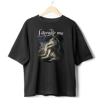 Sitting Wolf Literally Me Funny Meme T Shirt S 5xl