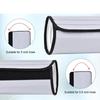 Insulated Portable Air Conditioner Hose Cover With Adjustable Straps Easy Installation Black Sleeve for Duct Vent