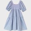 [Order Link] Sweet Princess Neck Puff Sleeve Baby Doll Dress, Slim A-Line Skirt