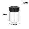 Simple Plastic Seasoning Jar 100/160/250ML Portable Pepper Shaker Empty Salt Cellar BBQ