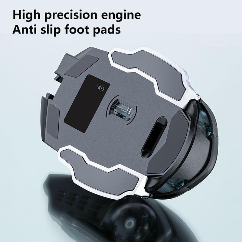 E-Sports Spielmaus Leuchtend Kabelgebunden Kabellos Bluetooth Leise Büro Student Unisex 2.4G Drei-In-Eins Optische Maus