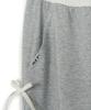 Emelbi Women'S Basic Side Ribbon Wide Pants Nym (Melange Grey)