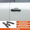 Carbon Fiber ABS Outer Door Handle Cover Trim For Nissan Juke 2011-
